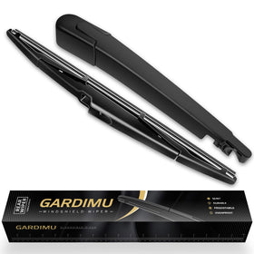 GARDIMU rear wiper arm and blade front view showing fit and finish benefits