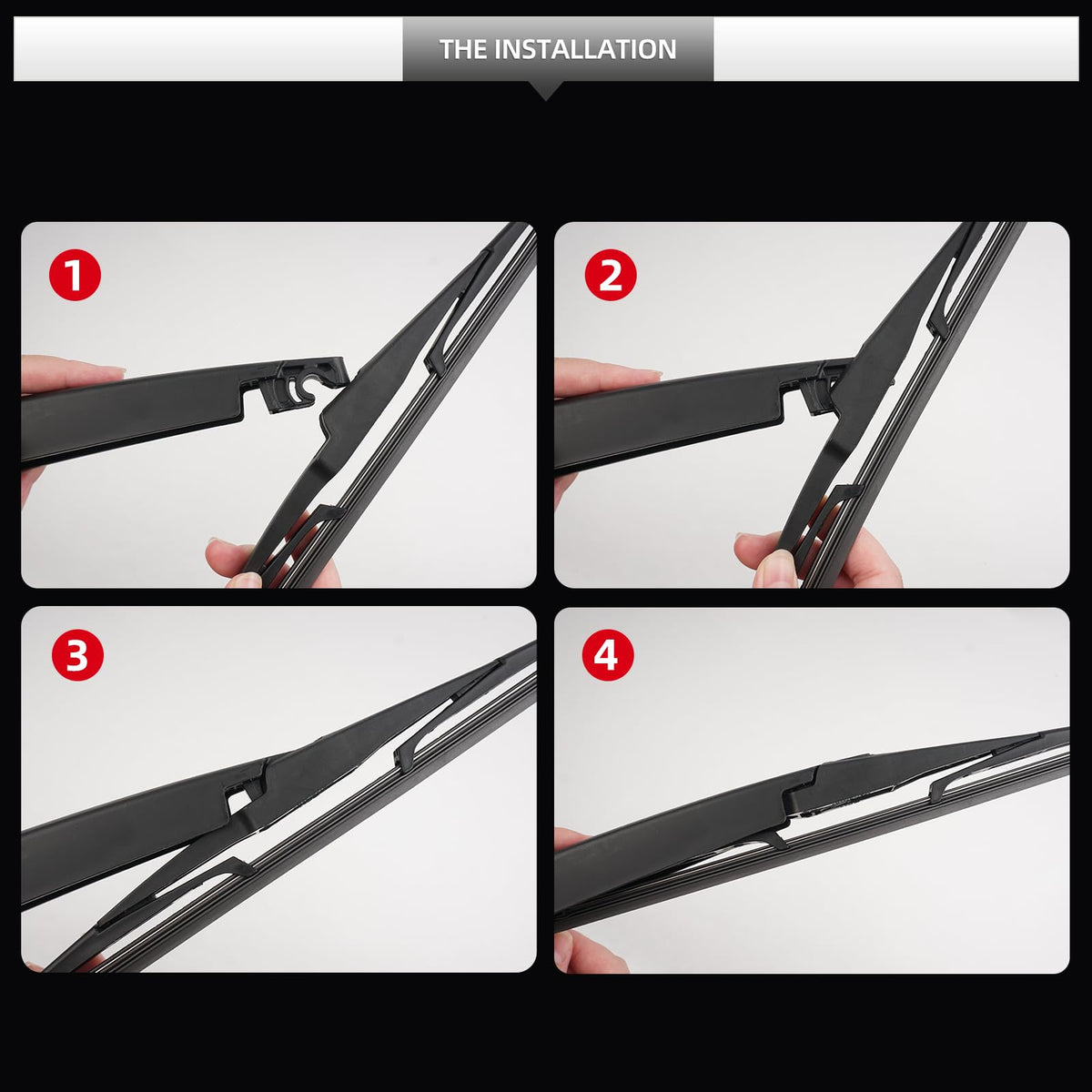 GARDIMU wiper kit beside ruler illustrating correct size for accuracy