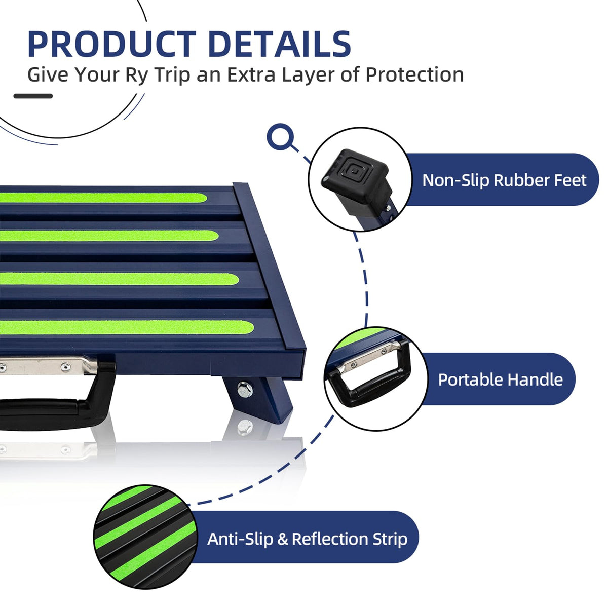 GarfatolRv close-up of platform texture highlighting anti-slip safety benefit