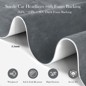 Garifon close-up suede texture revealing microfiber nap and premium soft-touch benefit