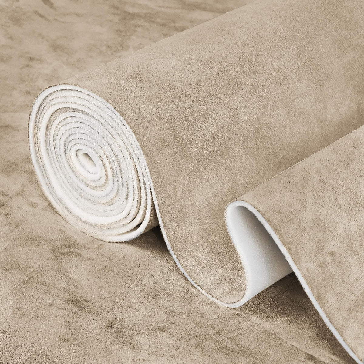 Garifon front panel view showing beige suede headliner and neat edge, improves cabin style