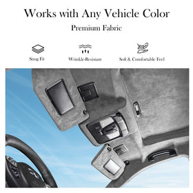 Garifon headliner in vehicle interior showing cohesive styling and noise reduction
