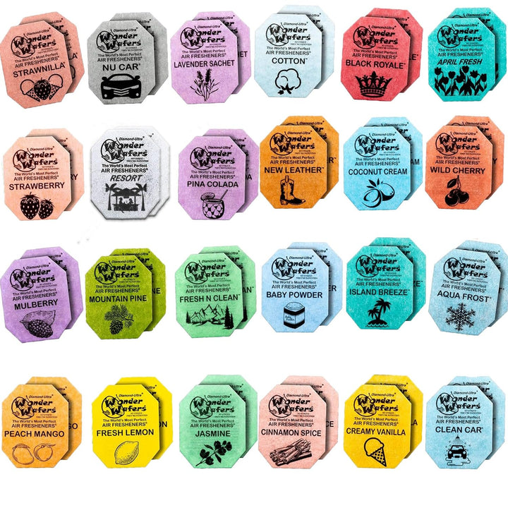 GARIZZE front box view showing 48-count variety pack and easy storage benefit