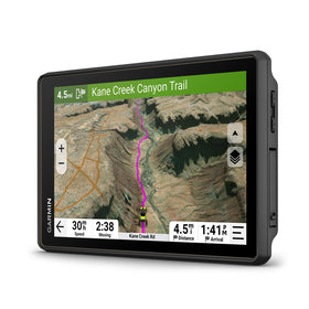 Garmin Tread 2 front display showing map for clear route viewing