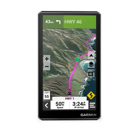 Garmin zūmo XT2 close-up touchscreen, enables glove-friendly control