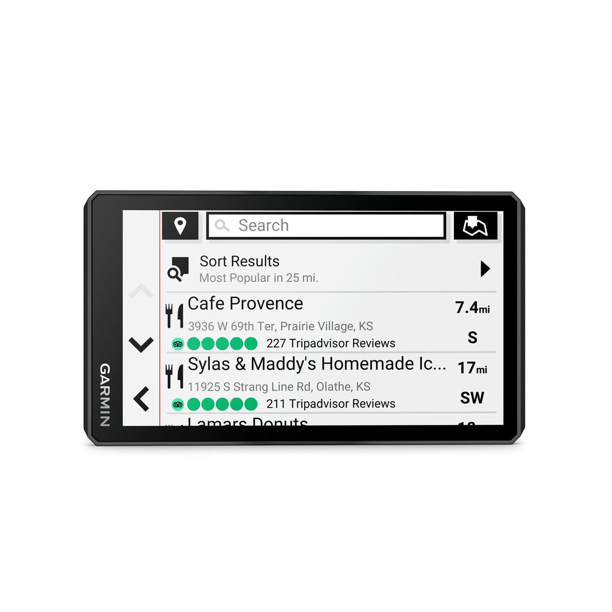 Garmin zūmo XT2 visual route planner screen, simplifies trip edits