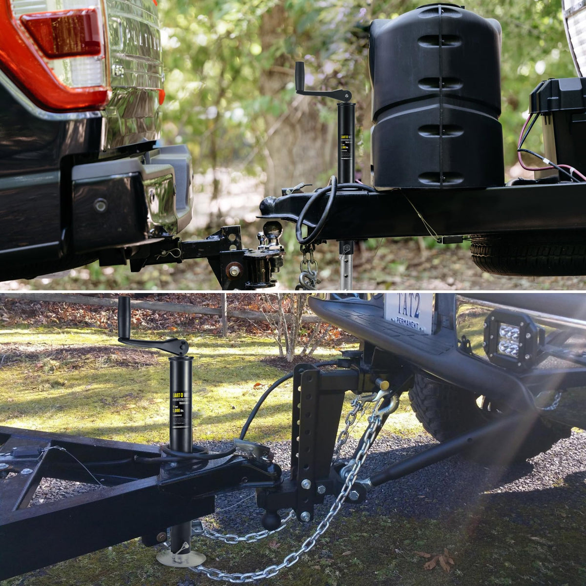GARTOWEE in use on boat trailer showing corrosion resistance for marine hauling benefit