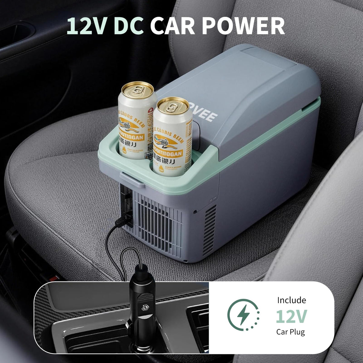 Garvee plugged into 110V wall outlet at home showing versatile power options benefit
