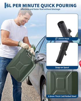 Garvee disassembled components for easy cleaning and dry storage
