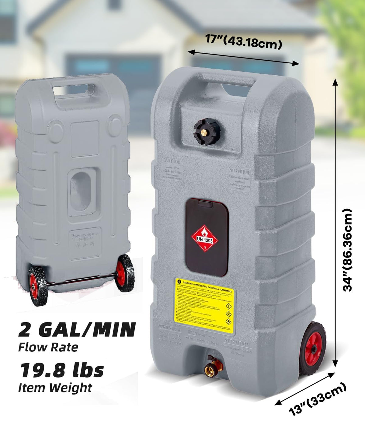 Garvee hose and 360-degree rotating nozzle, flexible reach benefit
