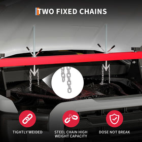 Garvee in-use image holding engine in bay for safer transmission removal