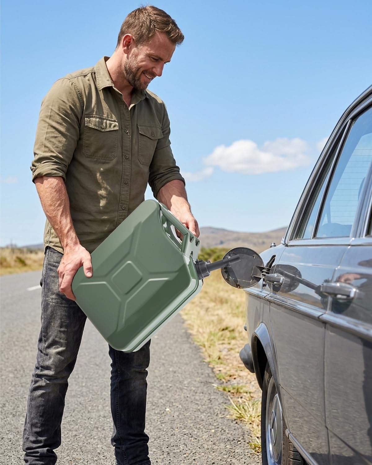 Garvee stored in a car trunk demonstrating safe transport and compact fit