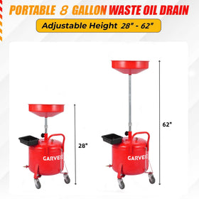 Garvee large 15-inch funnel captures spills for cleaner fluid draining