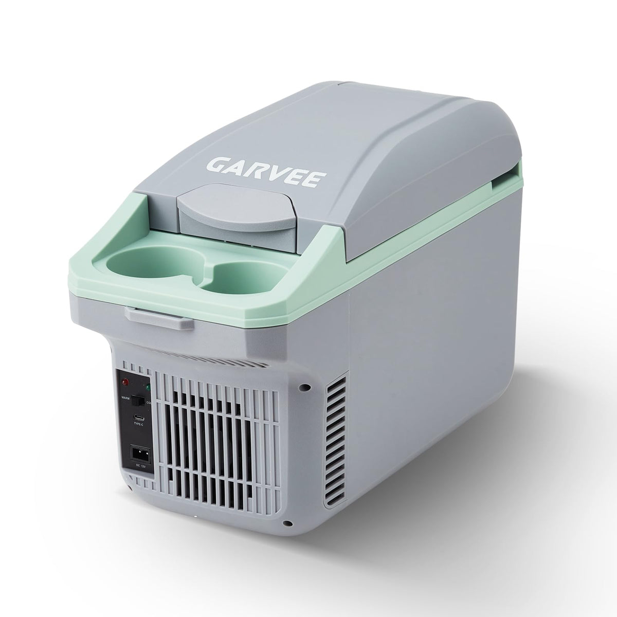 Garvee open interior showing 8L capacity and easy cleaning benefit