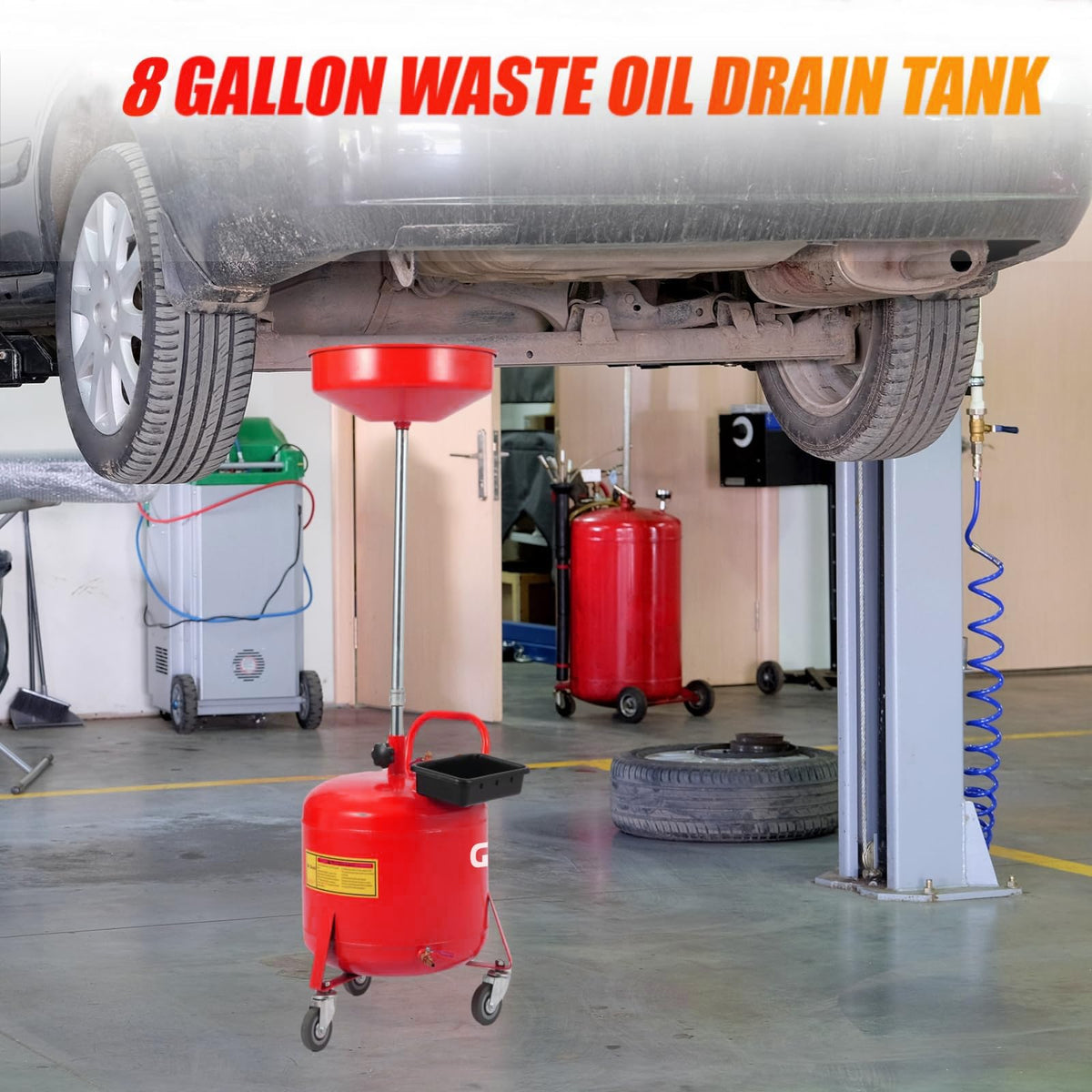 Garvee pressure gauge and regulator allow controlled air-operated drainage