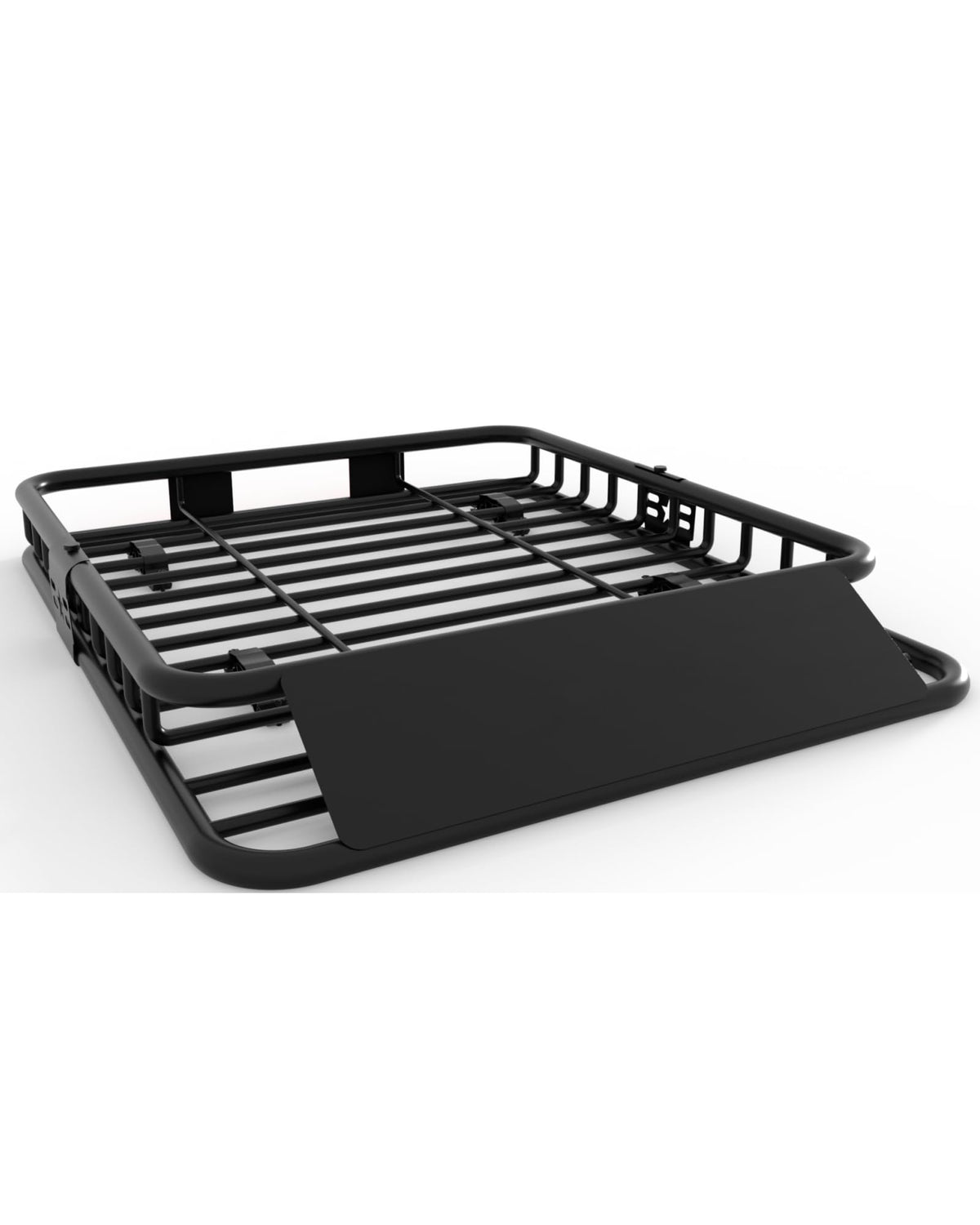 GarveeLife front view of roof rack basket showing durable construction and added cargo space