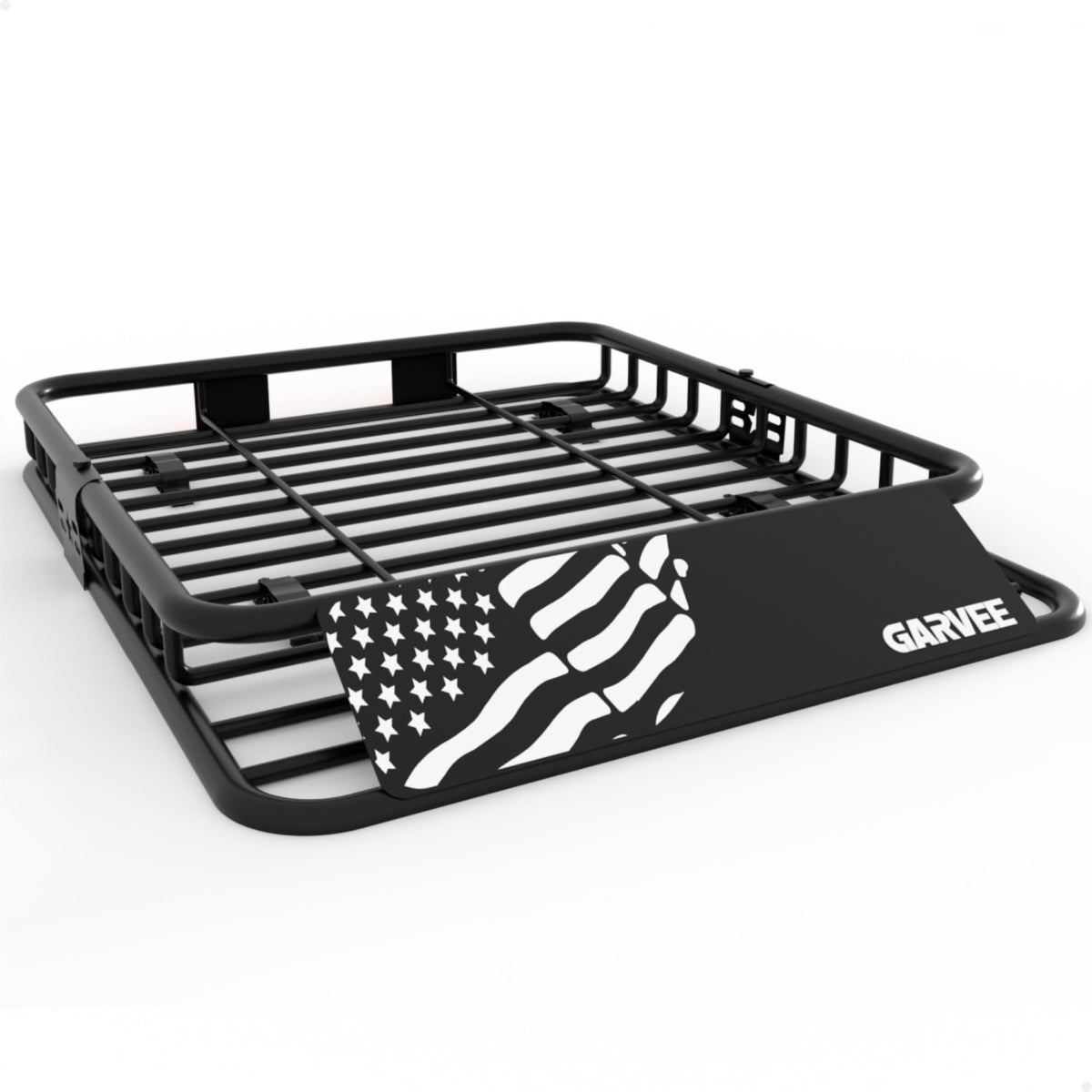 GarveeLife front view of cargo basket showing size and solid construction