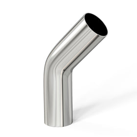 GASHER front view 45° 4" pipe showing fit and finish for reliable connections