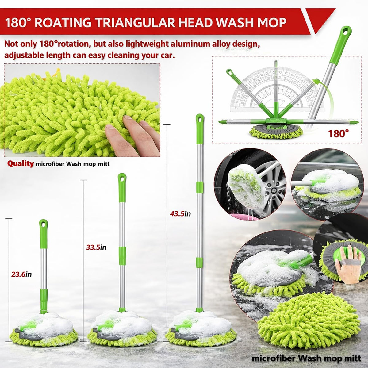 GASLIKE wheel brush scrubbing rim to remove brake dust and restore shine