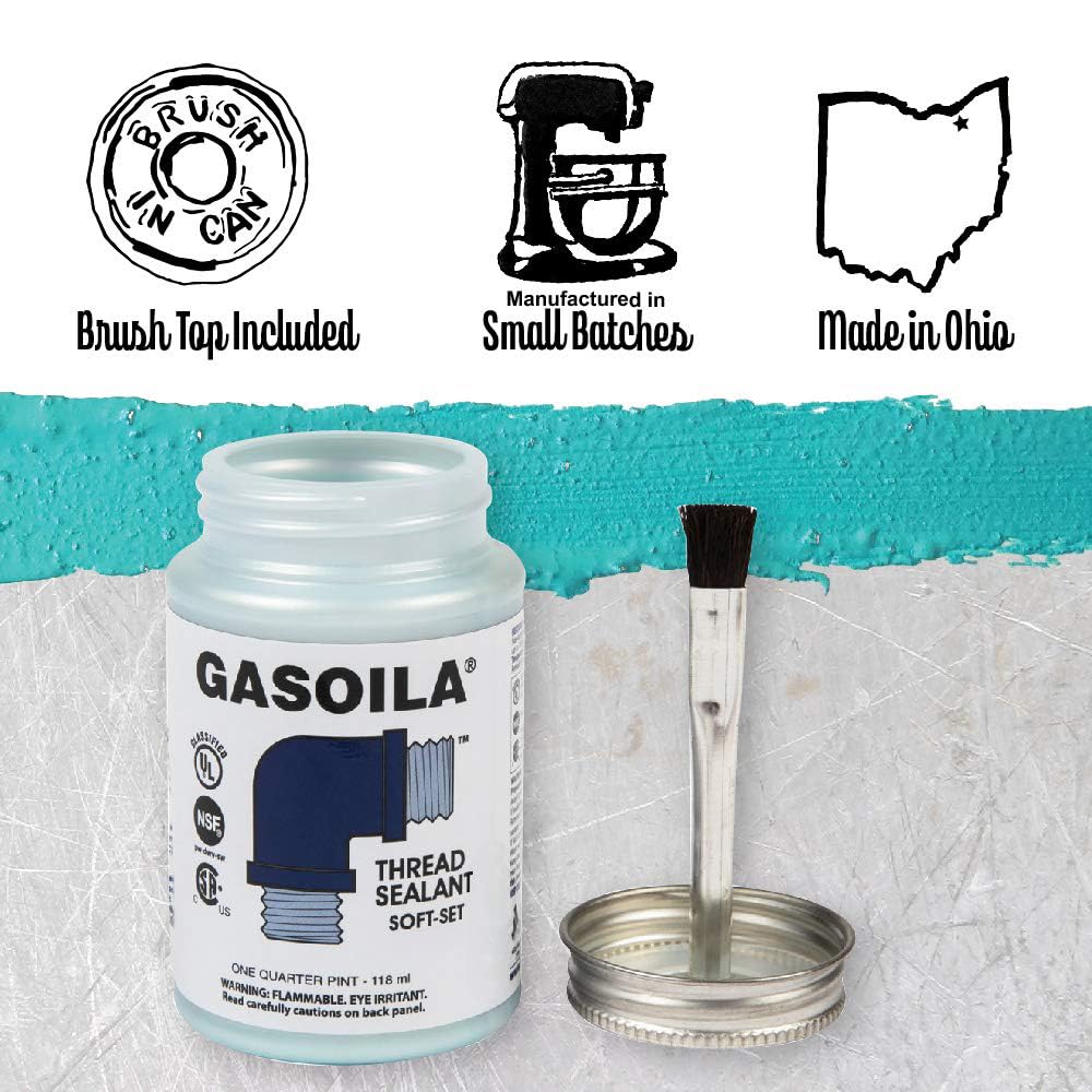Close-up of Gasoila brush cap applicator delivering precise, mess-free application