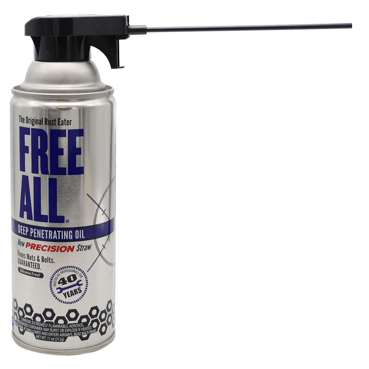 Gasoila Free All close-up of precision straw and nozzle, enabling accurate targeted application