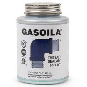 Gasoila front label showing product name and size, clear identification benefit