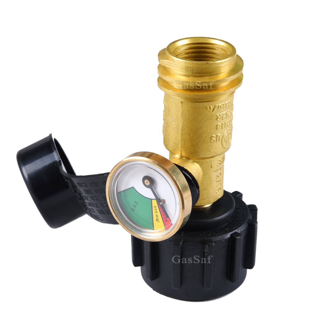 GasSaf brass body close-up illustrating durable construction benefit