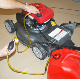 GasTapper full 6 ft hose laid out showing reach and flexibility