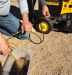 GasTapper in use refueling a generator for reliable emergency power
