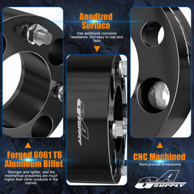 GAsupply detailed hub bore showing 74mm fitment for correct hub alignment