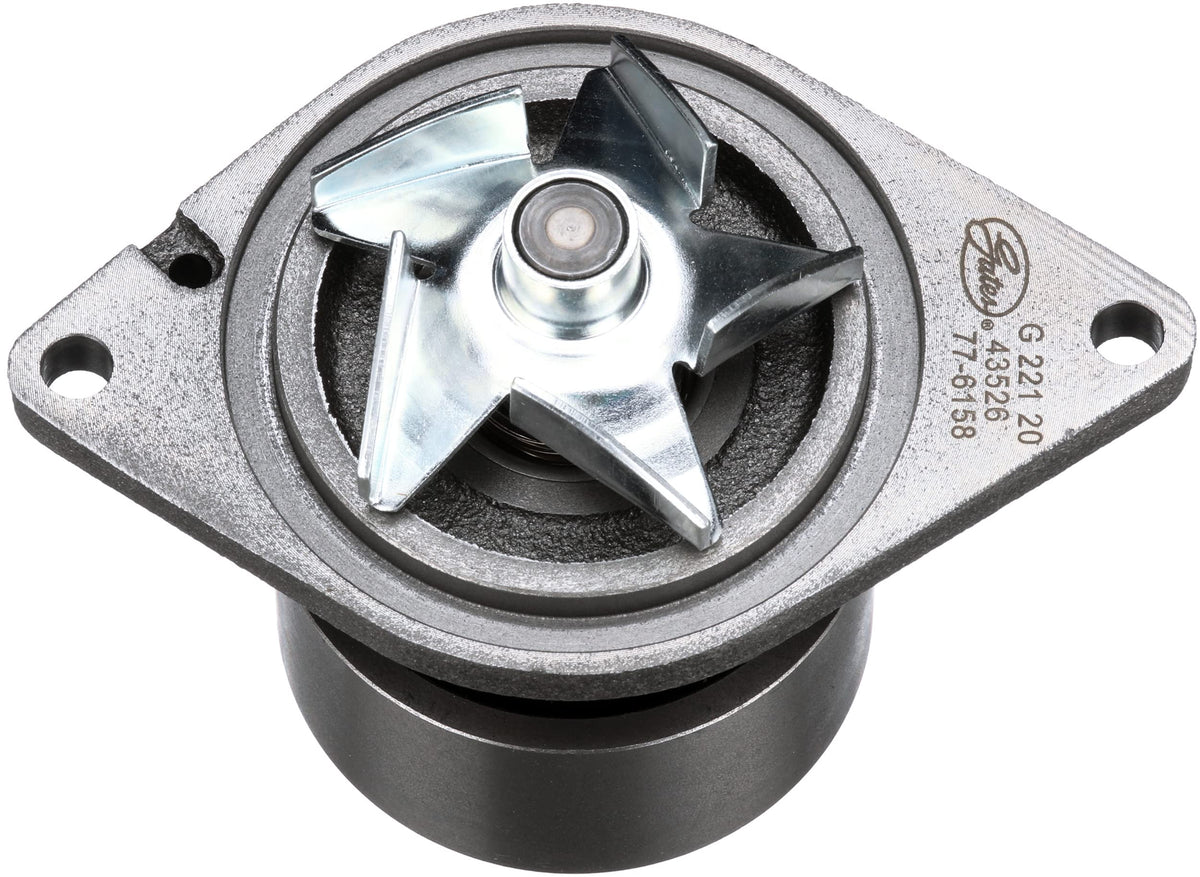 Gates 43526 installed on engine demonstrating OE fit and reliable cooling