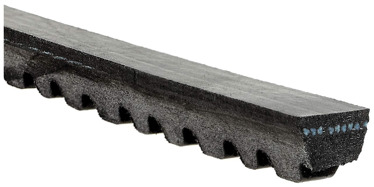 Gates 7360 close-up of notches and rubber compound highlighting thermal response