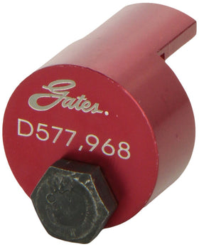 Gates 91030 front view showing tool shape and safe-install features