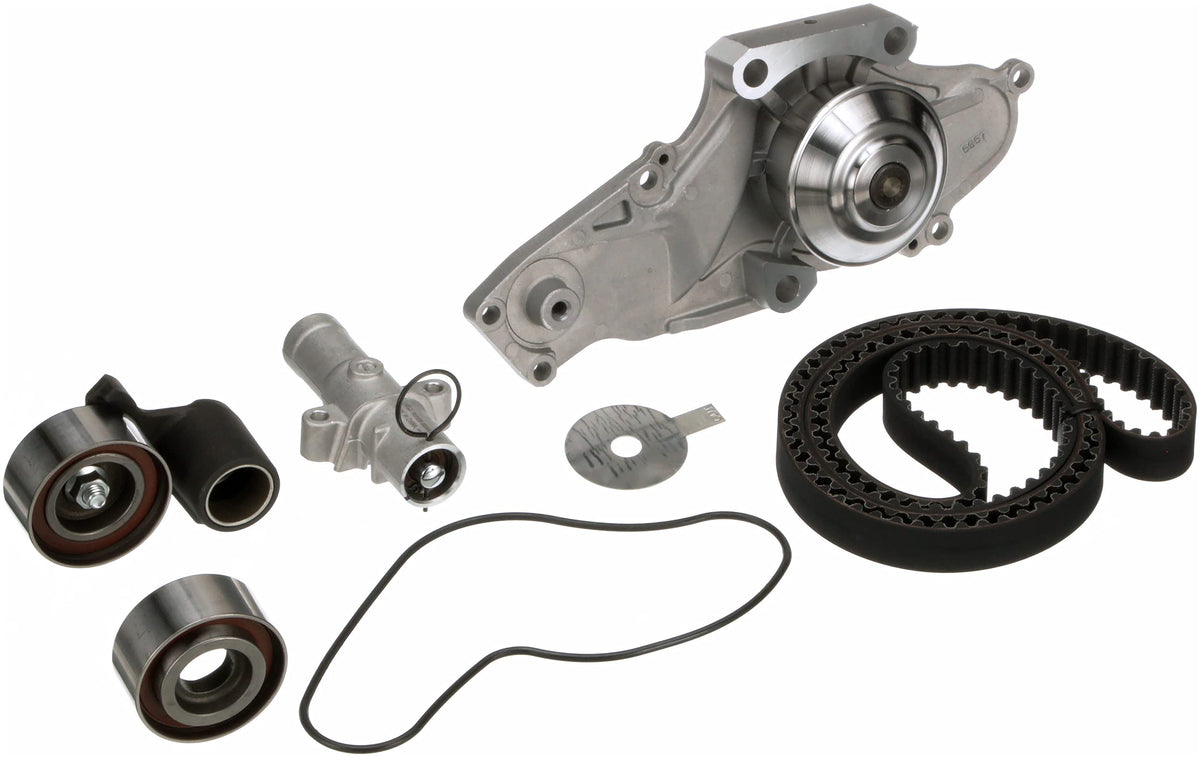 Gates TCKWP329 front packaging showing complete kit and ensuring one-box convenience