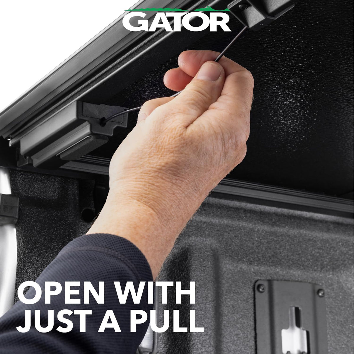 Gator GEARHOLD keeper close-up showing adjustable cargo retention benefit