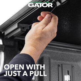 Gator GEARHOLD keeper close-up showing adjustable cargo retention benefit