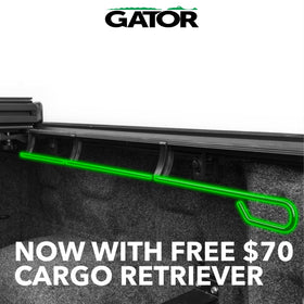 Gator scale comparison with truck showing precise 5'7" bed fitment