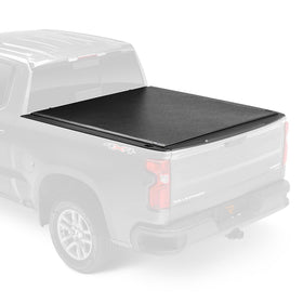 Gator front closed tonneau cover on F-150 showing neat low-profile appearance and protection