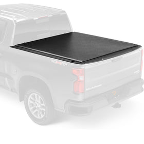 Gator front view of tonneau cover installed on Ram1500 showing neat low-profile protection