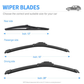 Gavimnal installed 26-inch driver blade on RAV4 windshield improving visibility