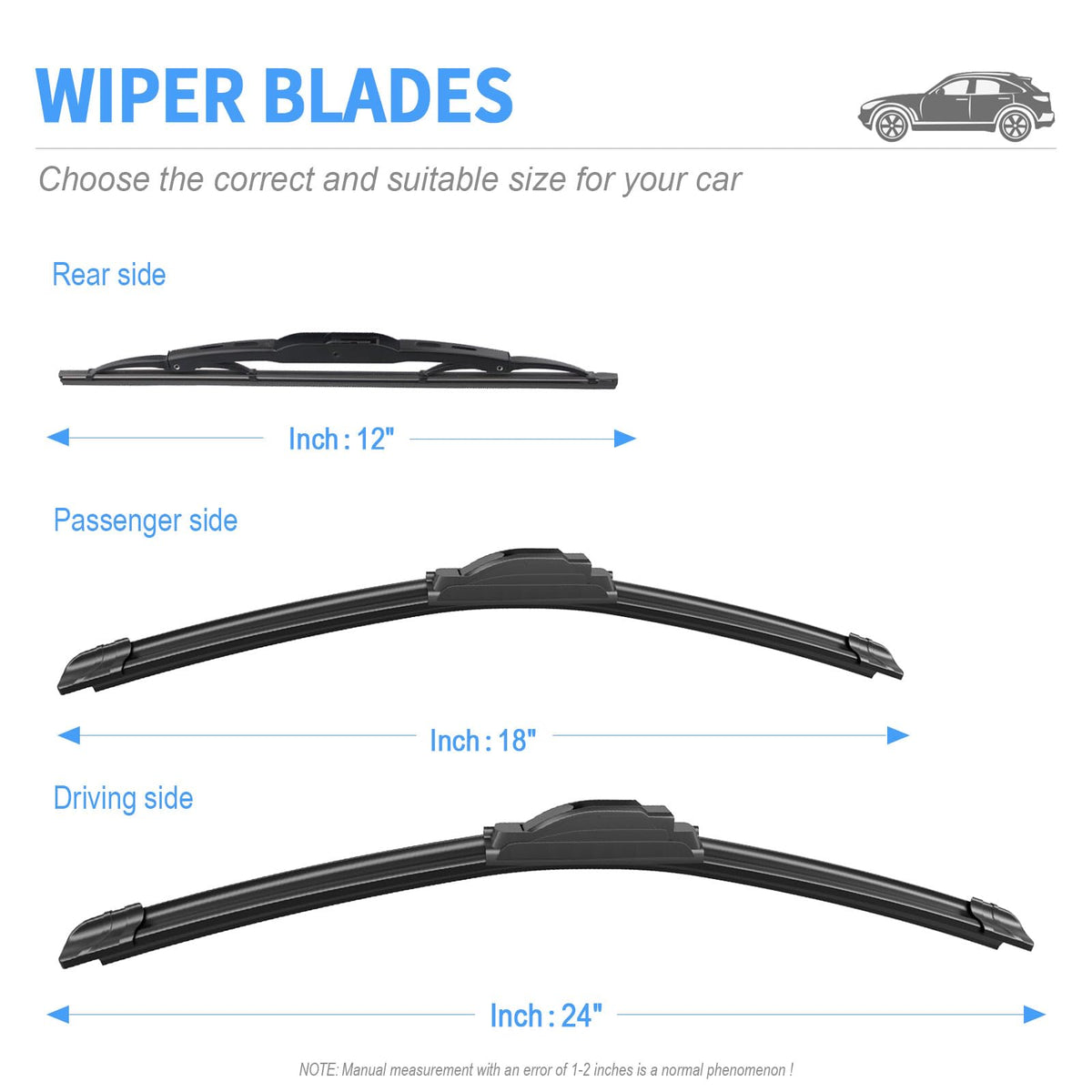Gavimnal rear wiper mounted on tailgate showing compact fit and reliability