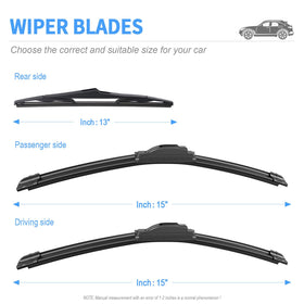 Gavimnal rear blade size comparison showing correct 13-inch fit and easy swap
