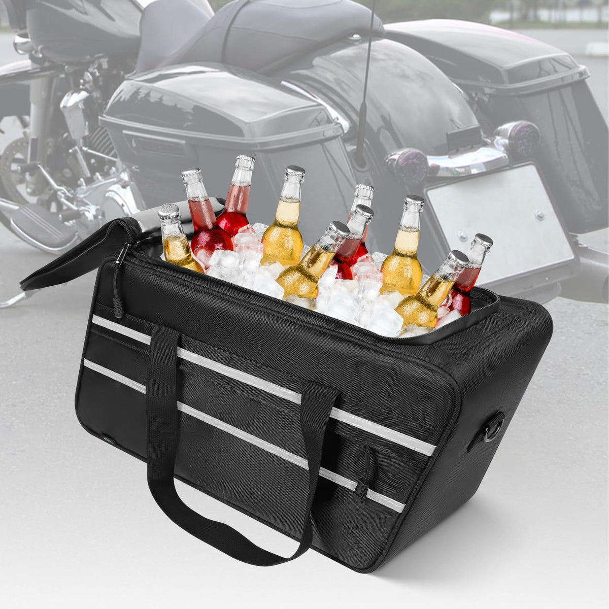 GAWAF being carried by shoulder strap showing hands-free transport benefit
