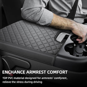 GAWAF cover installed in truck interior showing comfort benefit during driving