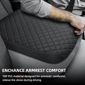 GAWAF latch opening detail allowing easy console access and convenience