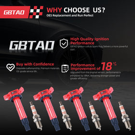 GBTAD ignition coil close-up showing copper windings and epoxy for reliability