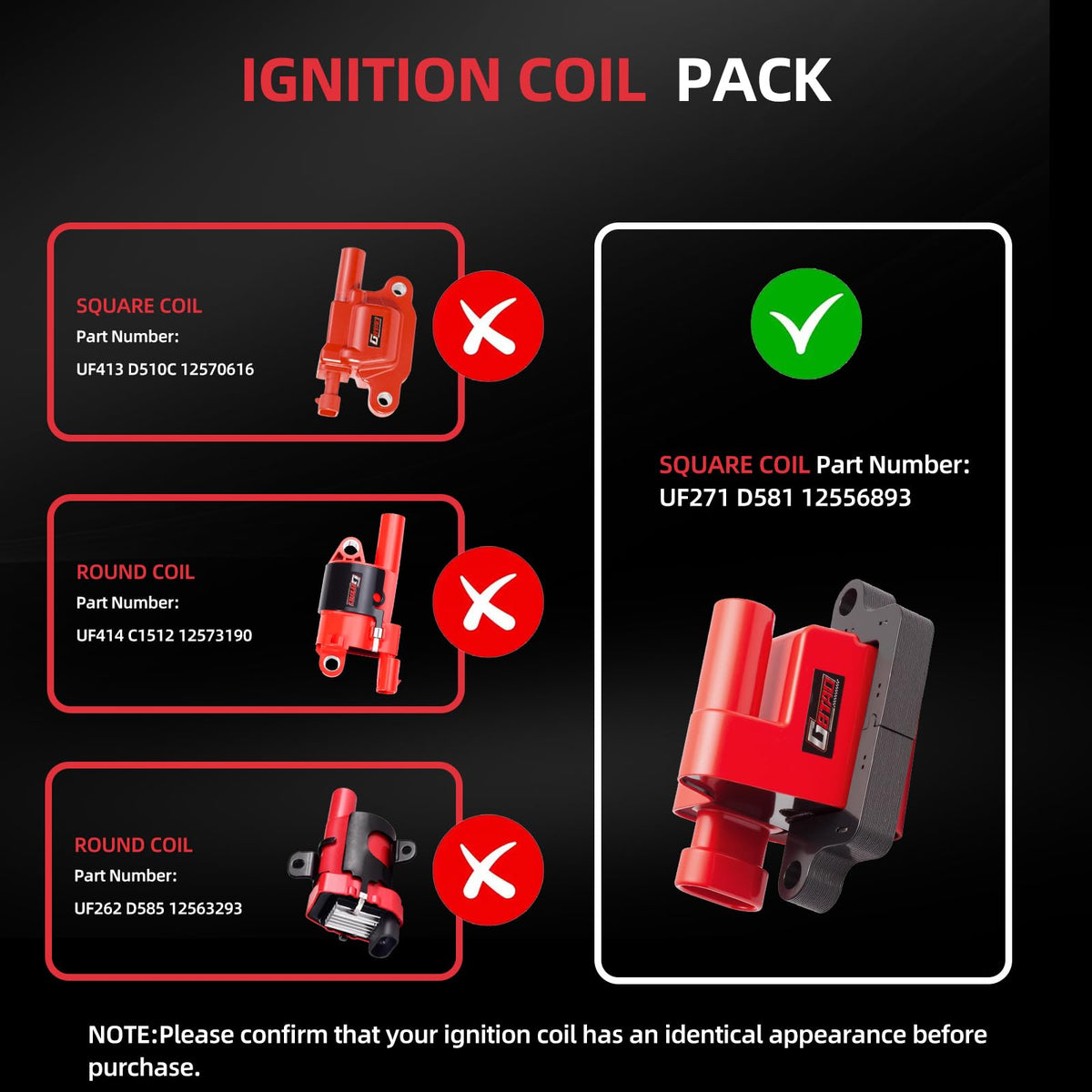 GBTAD coil closeup highlighting epoxy seal and terminal shape for reliable conductivity