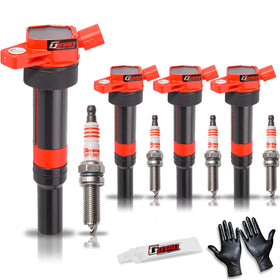 GBTAD front packaging showing full coil and spark plug kit and clear fitment benefit