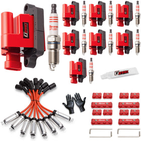 GBTAD front packaging showing full coil pack and harness kit, durable construction benefit