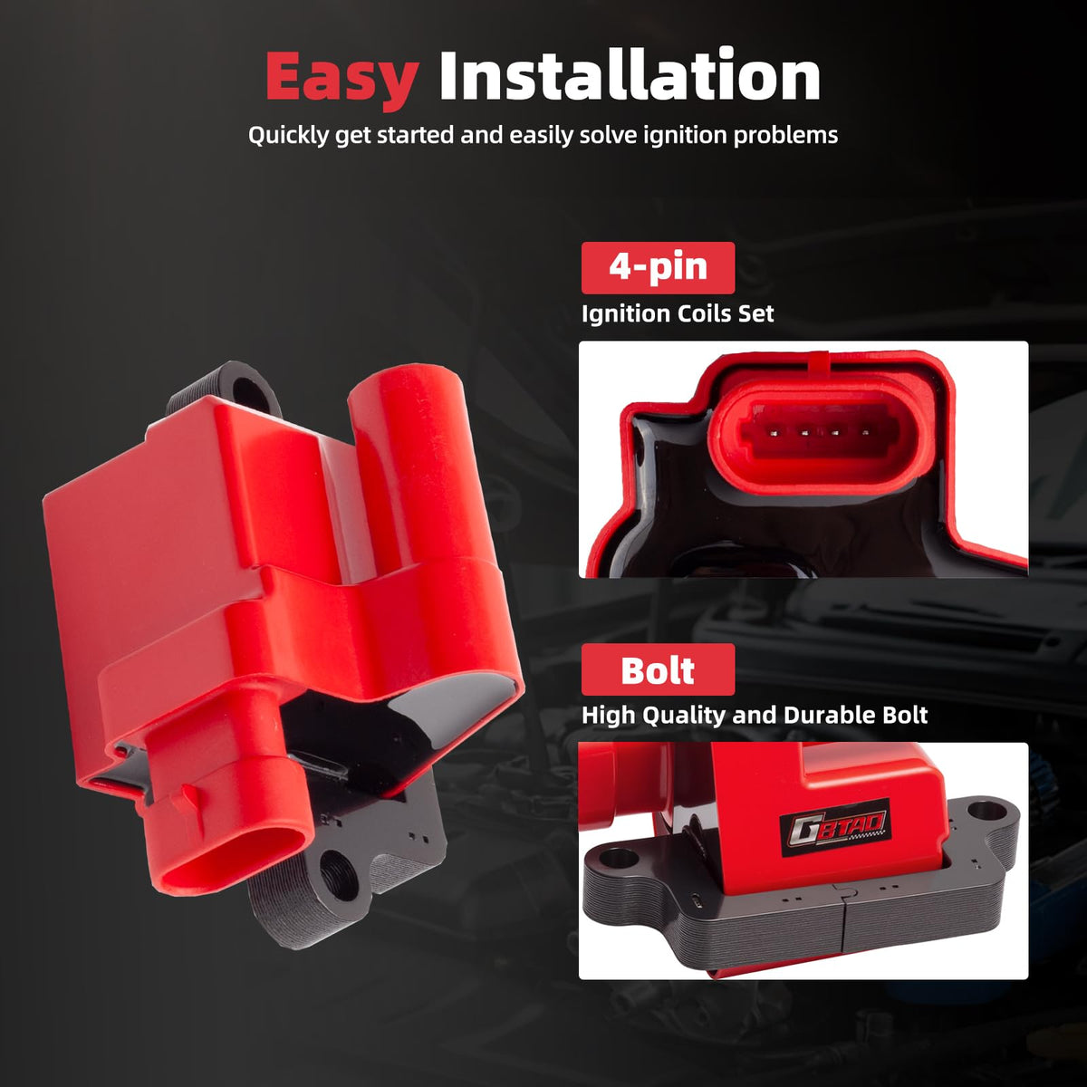 GBTAD labeled part numbers displayed for compatibility verification and installation confidence